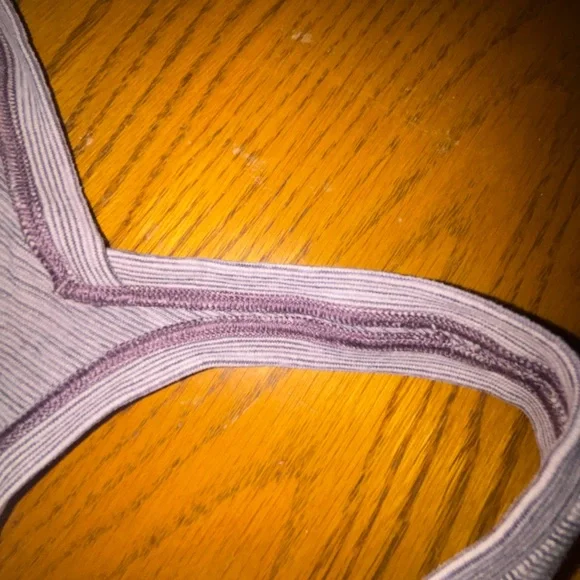 Lululemon Grey & Purple Racerback Tank - Picture 2 of 3